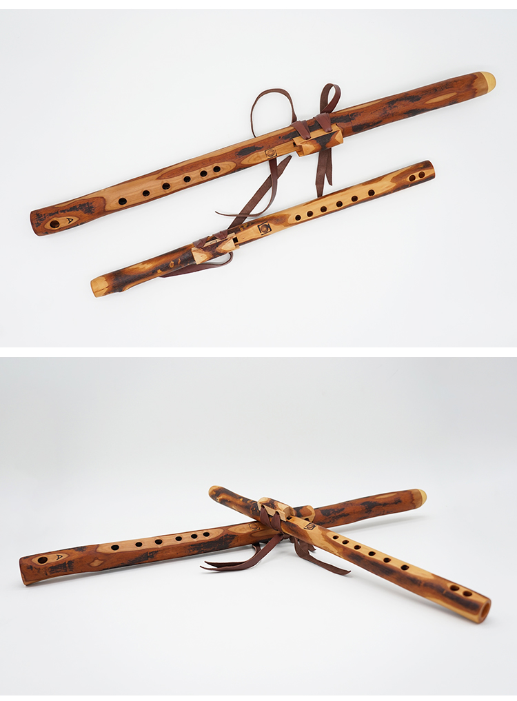 秘鲁美国印第安笛盖那笛6孔定制南美乐器印加洞箫演奏款定制款 国产