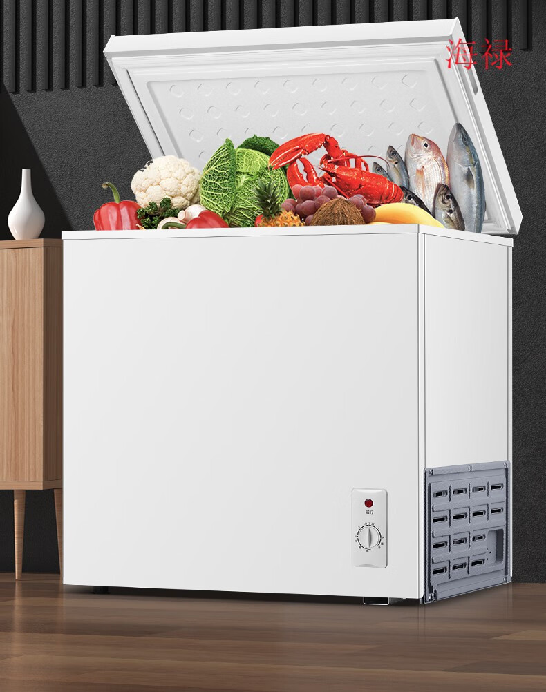 钰美商厨新款小冰柜迷你家用双用温冰柜家用全冷冻小型冰柜保鲜冷冻