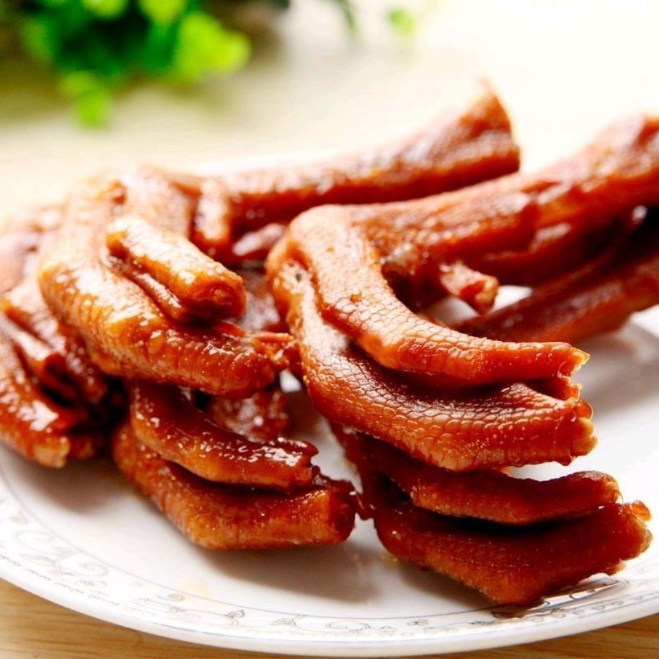 新鲜现宰大鹅掌农家散养鹅爪大白鹅鹅手鹅脚生鹅脚腾旺纳跃农家散养大