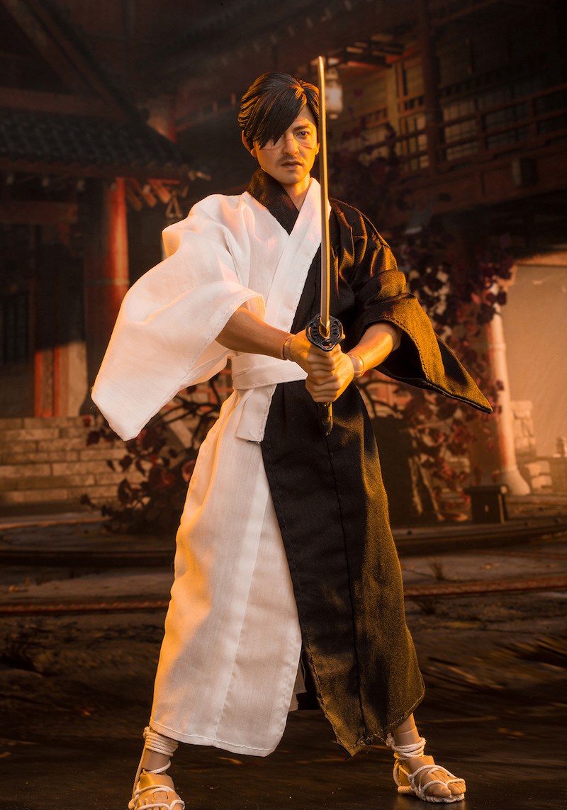 日本武士兵人偶古代古装人偶 1/6 武士兵人无限之住浪人 td-03无限之