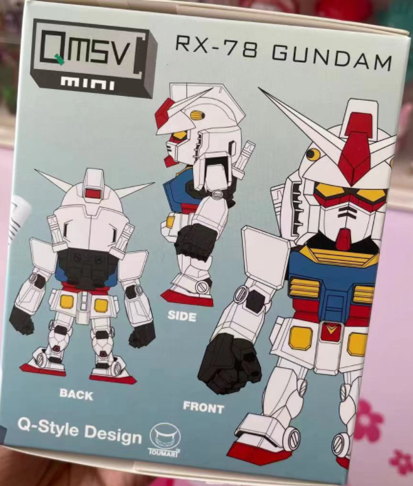 泡泡·玛特qsv-mini 高达盲盒rx-78gundam手办收藏玩具模型万代摆件
