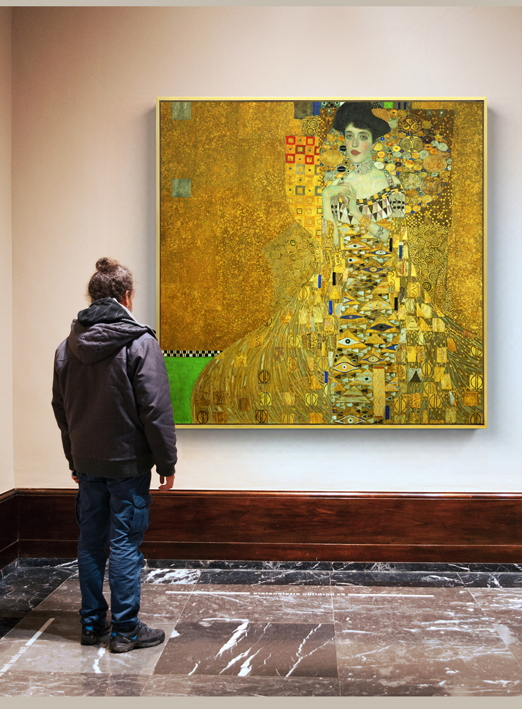 梵高装饰画新家客厅挂画 吻与拥抱 克里姆特名画抽象艺术装饰画大幅