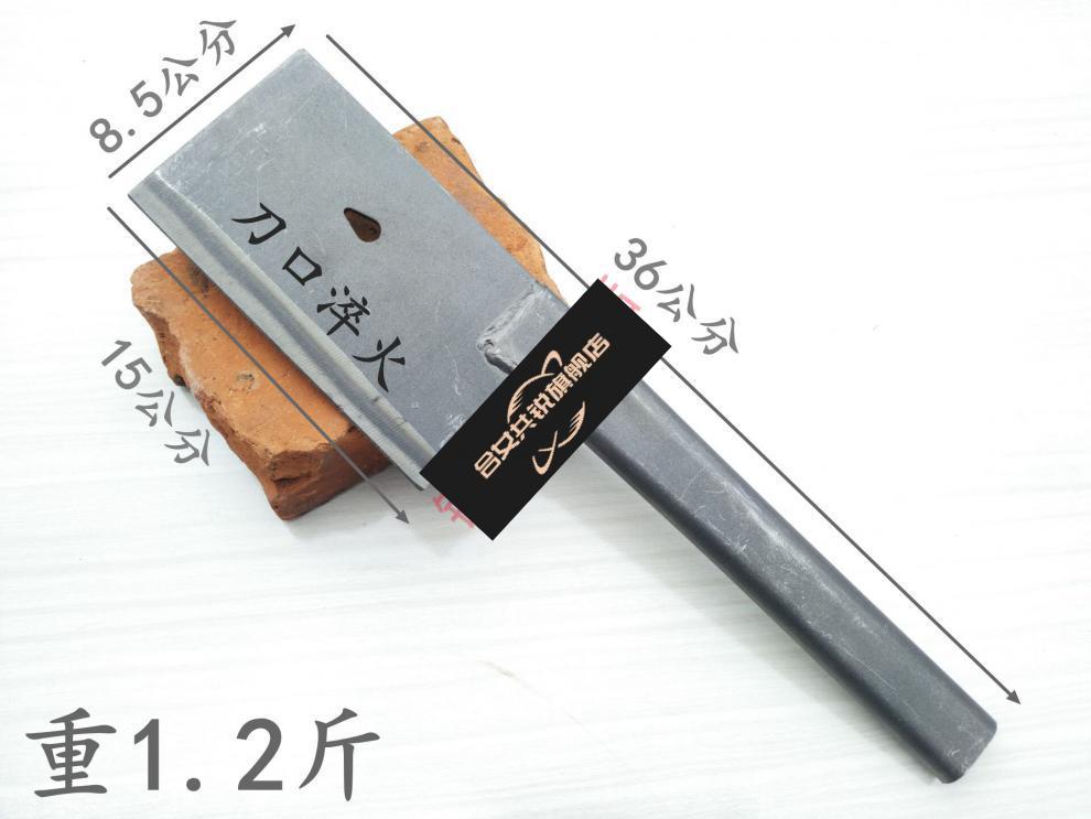 孟传国瓦刀砖刀砌墙刀双面砖刀抹泥刀泥匠瓦工砖头工具黑老虎弯柄大号