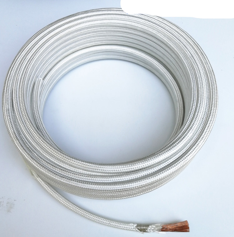 定制500度高温线云母编织防火耐高温导线电磁加热25平方耐热高温电线