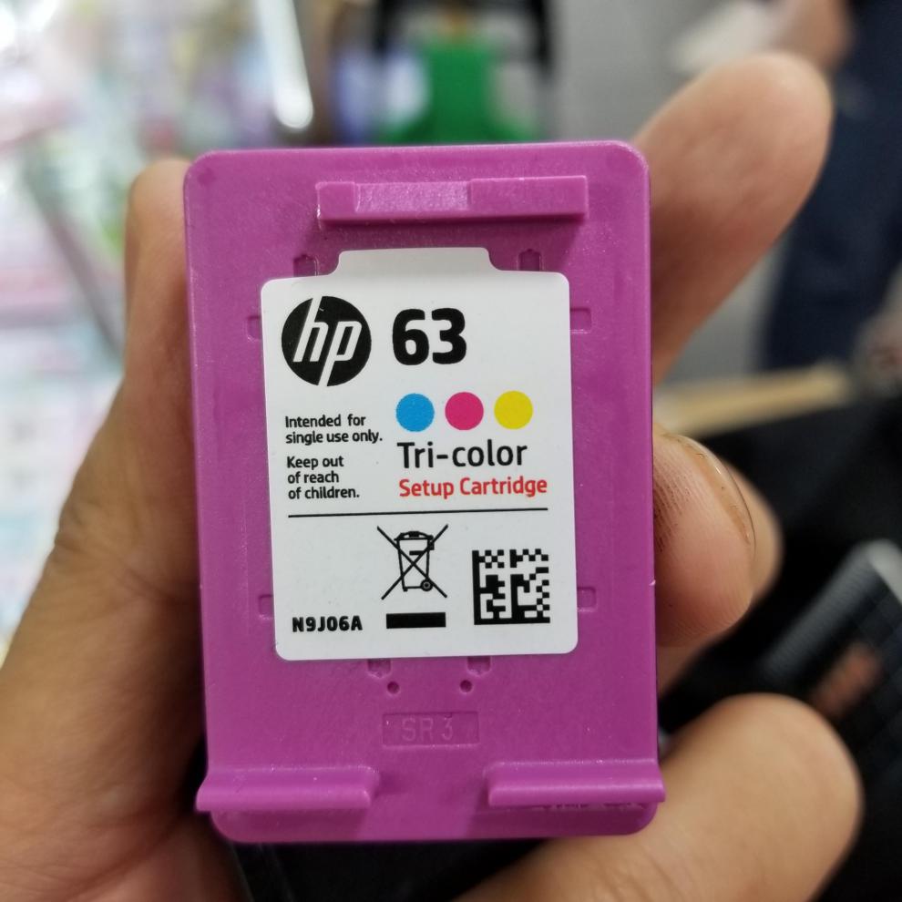 适用惠普hp63xl 63墨盒 适用港版机f6u61a f6u62a hp2130打印机 63