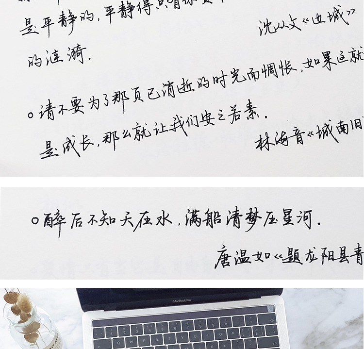 温妤wxpyu可爱日子 茱茱手写体字帖学生行书男生女生钢笔硬笔练字本