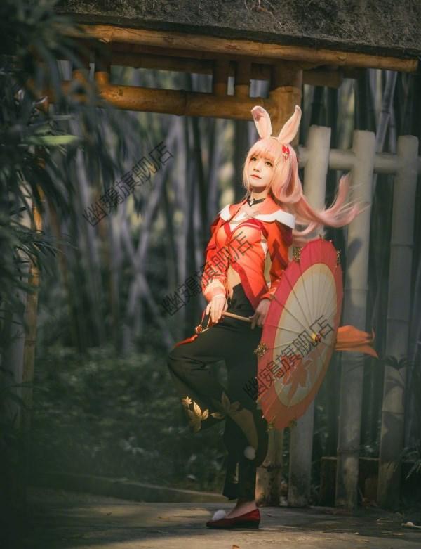 2022新款王者荣耀公孙离同款cos伞惊鸿舞蜜橘之夏花间舞无限星赏官伞