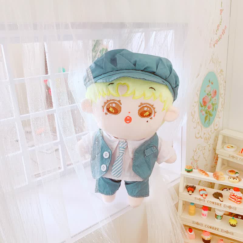 时代少年团玩偶严浩翔娃娃公仔棉花玩偶20cm娃衣可换套装时代少年团