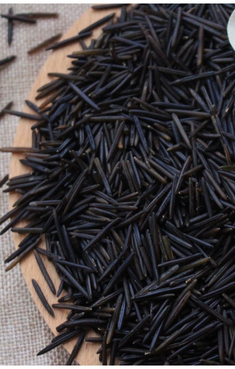 1号冰湖野米 454克1磅 加拿大苏必利尔3号黑米菰米 苏比利3号野米100