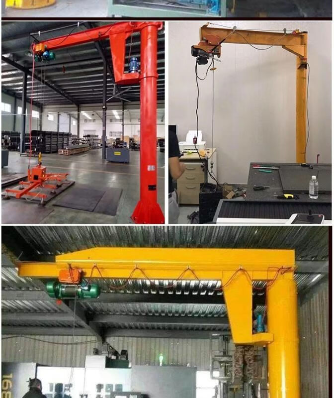 悬臂吊电动旋转独臂吊小型摇臂吊升降机手动单臂吊机旋臂吊墙壁吊02吨