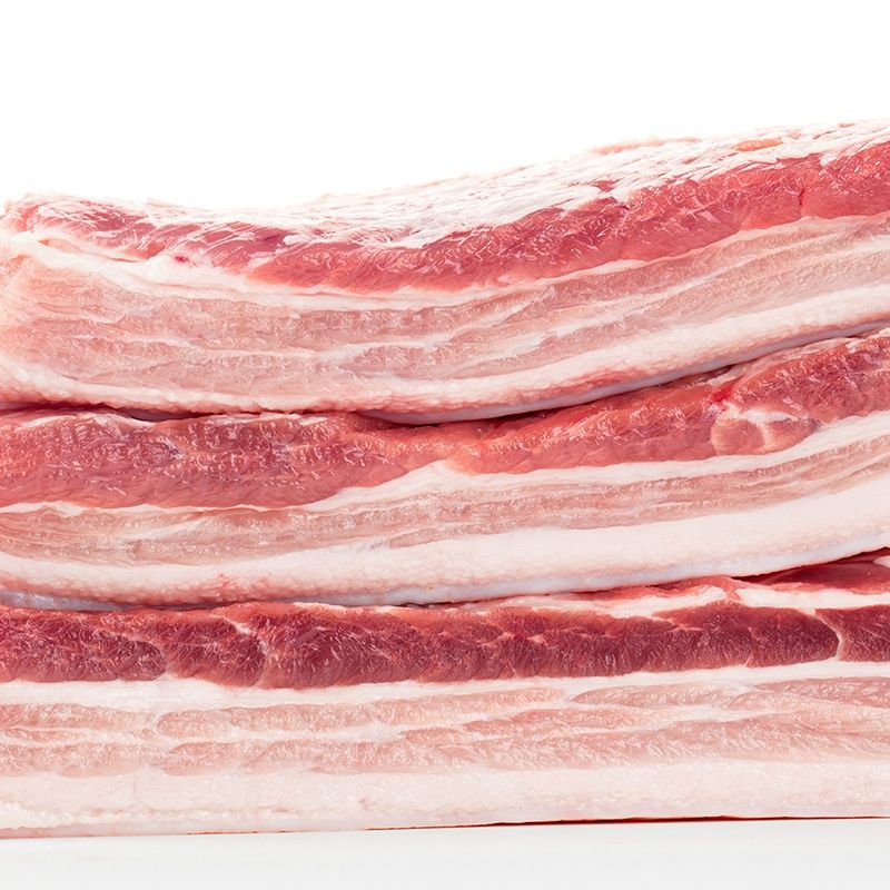 顺丰冷运新鲜带皮五花肉猪肉三层五花肉三层五花5斤装