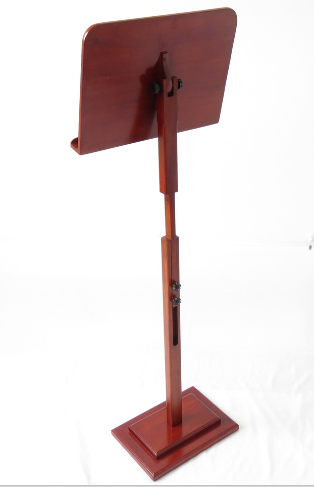 实木谱架便携式可升降乐谱架古筝曲谱架吉他小提琴实木琴谱架家用黑色