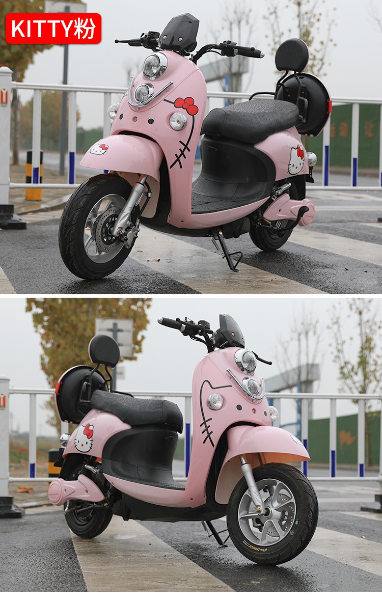 小龟王电动车电瓶车男女双人成人电摩改装速度快长续航可上牌踏板版