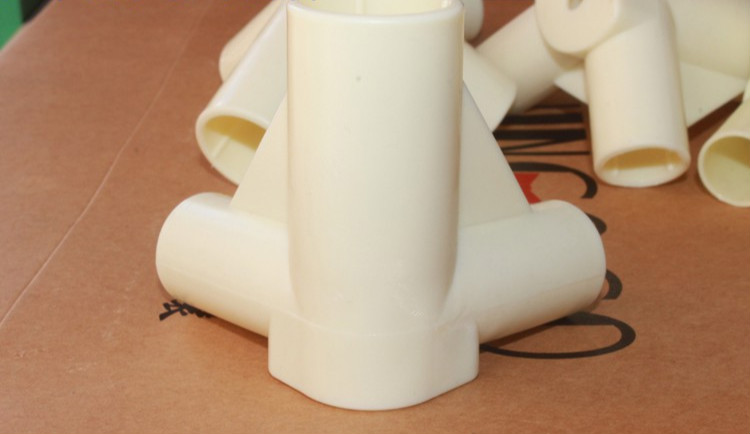 蚊帐三通管配件塑料连接件链接头加厚款三角支架拐角零件3通接口内径