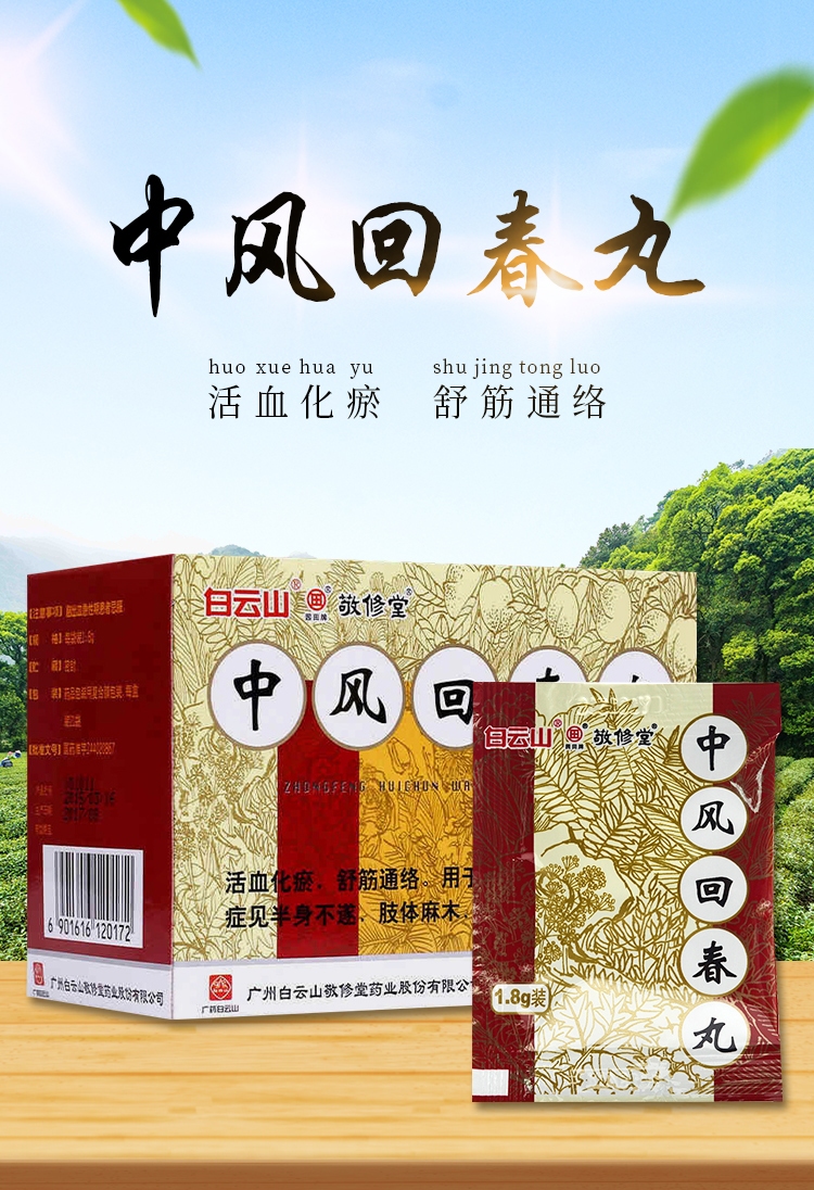 敬修堂 中风回春丸 1.