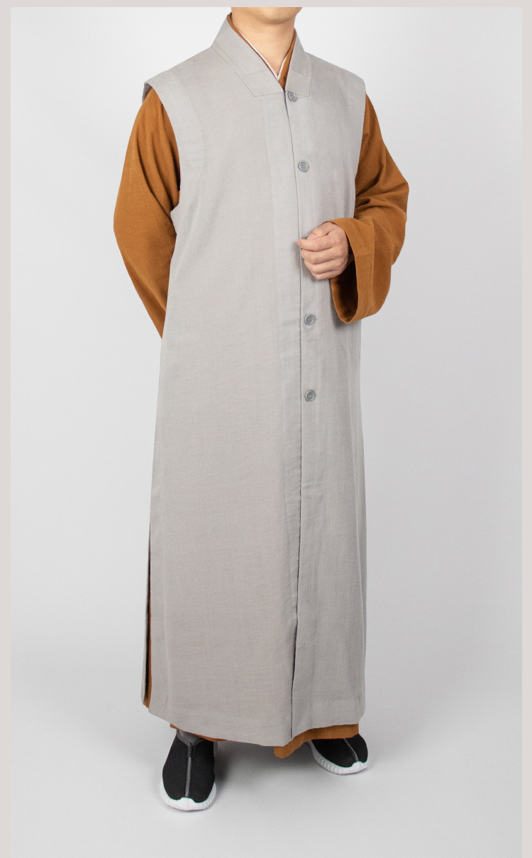 【僧人和尚出家人穿的】善之缘僧服秋季长款马甲长褂男女僧人和尚衣中