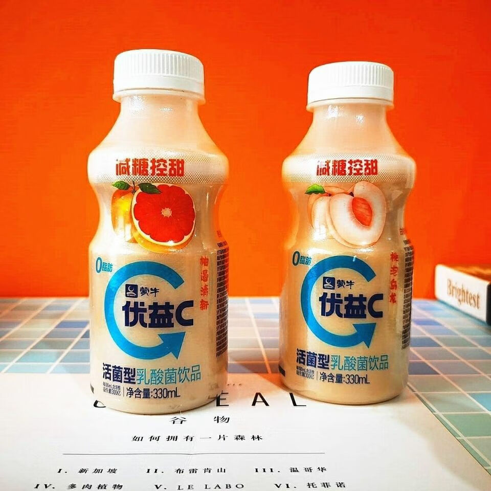 优益c酸奶 330ml*6/11瓶活菌型乳酸菌饮品 益生菌发酵乳 原味昌隆福记