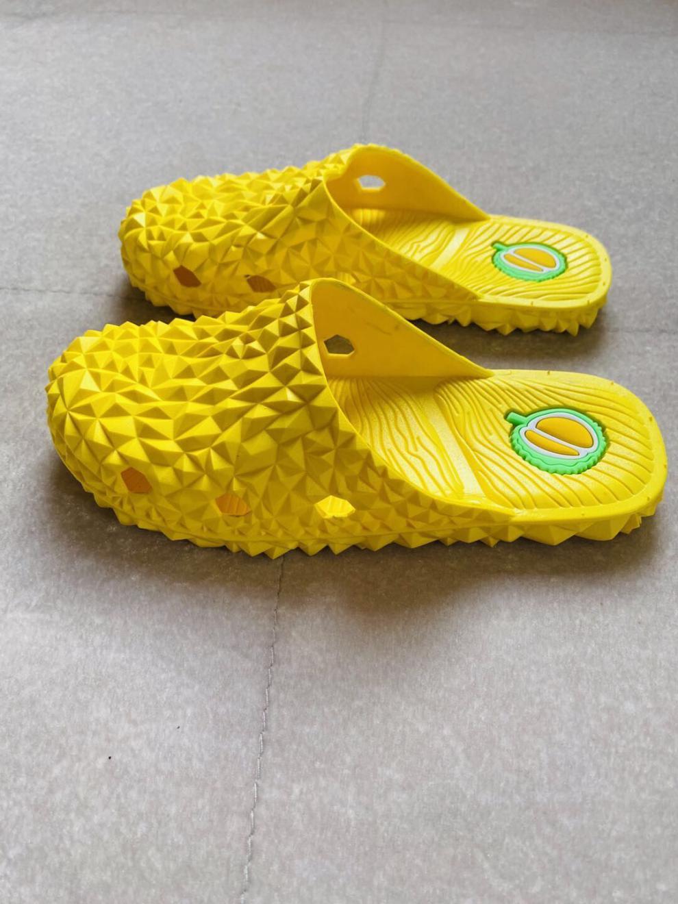 秋季新款潮搭榴莲包头鞋女沙滩鞋百搭外穿软底女包头lyf黑色36偏小一