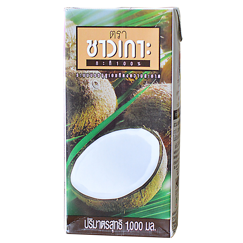 泰国原装进口俏果椰浆1l西餐甜品烘焙原料西米露咖喱冬阴功调料配1000