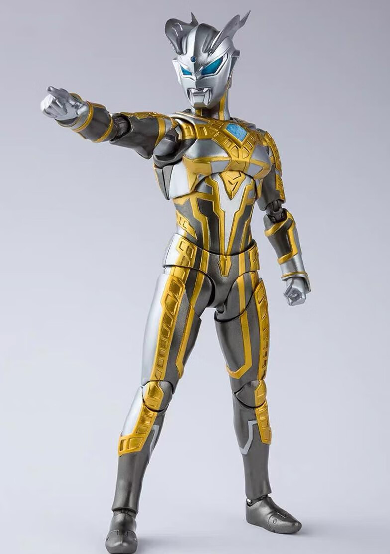 shf光辉赛罗闪耀形态奥特曼磁控可发光儿童男孩关节可动玩具人偶手办