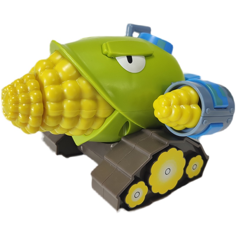 万代(bandai)【三口发射】玉米加农炮二代植物大战僵尸2玩具机甲橄榄