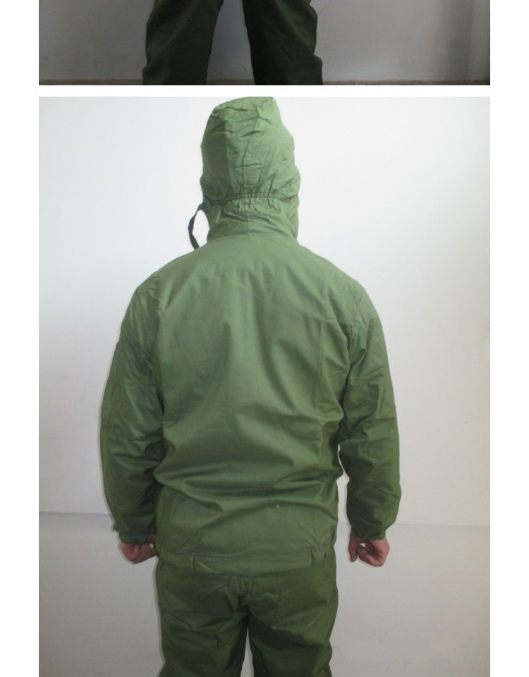 82型防毒服82式防化服防毒衣核污染f护服学校单位防化演习京览军绿色l