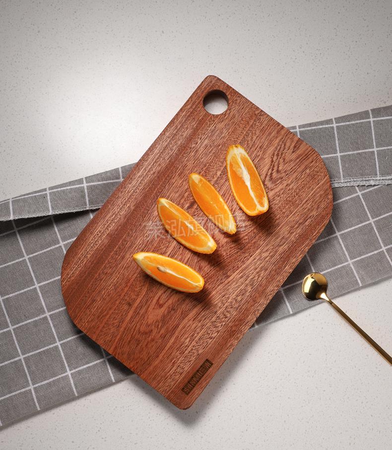 2022新款梨木案板 三木海外 切水果砧板乌檀木小菜板整木案板小宿舍