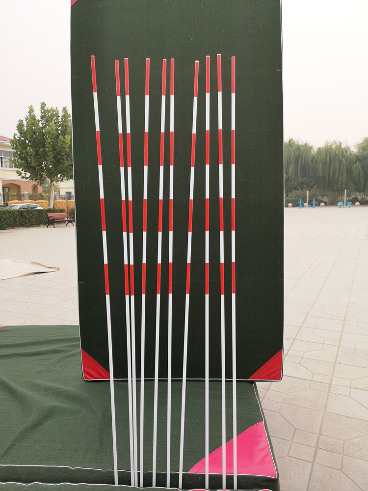 京选好货排球标志杆排球比赛气排球网玻璃钢杆标准18米长4根标志杆