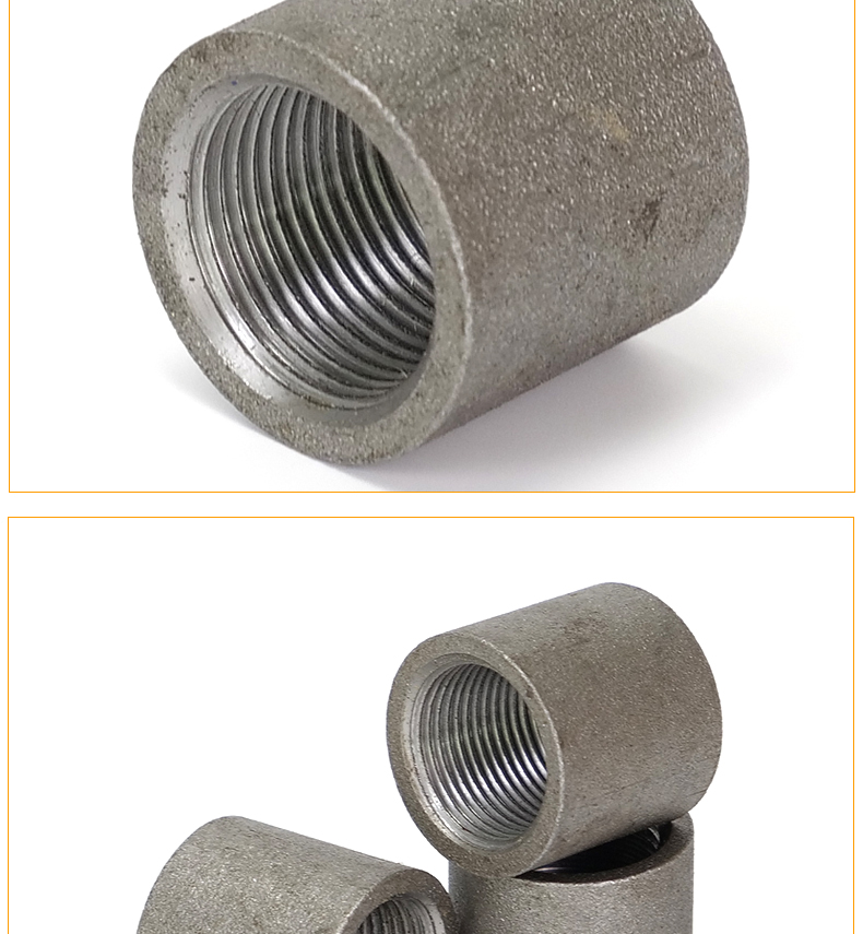 碳钢加厚内丝直接无缝焊接内丝对丝接头内丝螺纹水管连接4分6分g11215