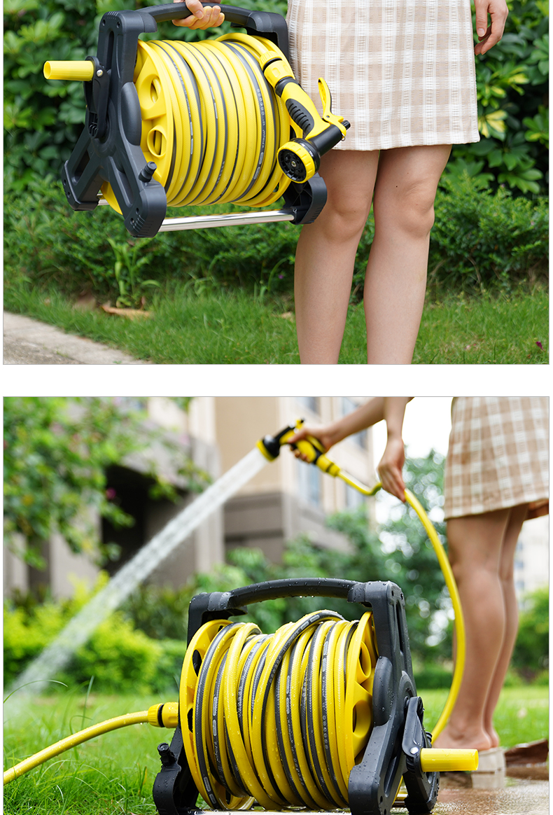 淋花水枪阳台浇花水管软管套装庭院子花园家用浇菜淋花神器冲洗车水枪