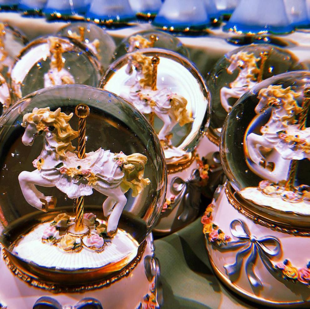 小樽八音盒北海道小樽八音盒木工手作展会购入创意可爱情人节礼物日系