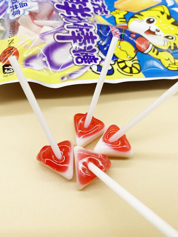 鲜奶棒棒糖8090怀旧零食儿时糖果休闲零食三角形糖袋装 10袋【图片