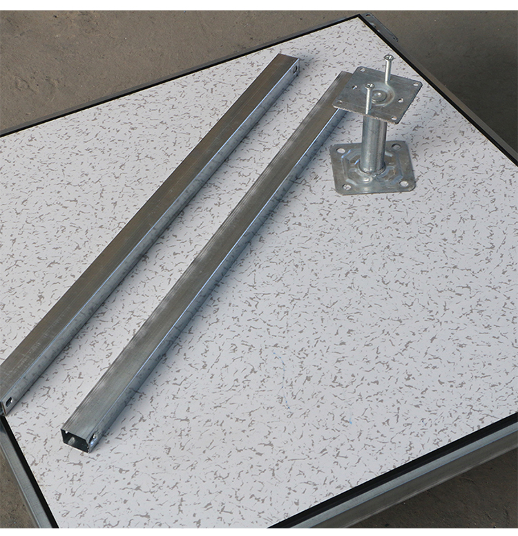 防静电地板支架机房静电地板600pvc抗静电高空架活动地板电脑房弱电