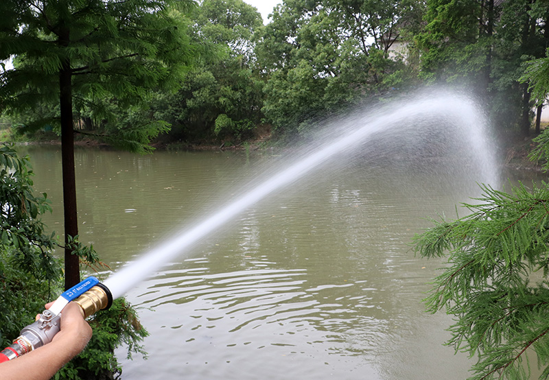 定制消防款洒水车高压水枪可调直喷开花水幕冲洗绿化灌溉水泵喷头32