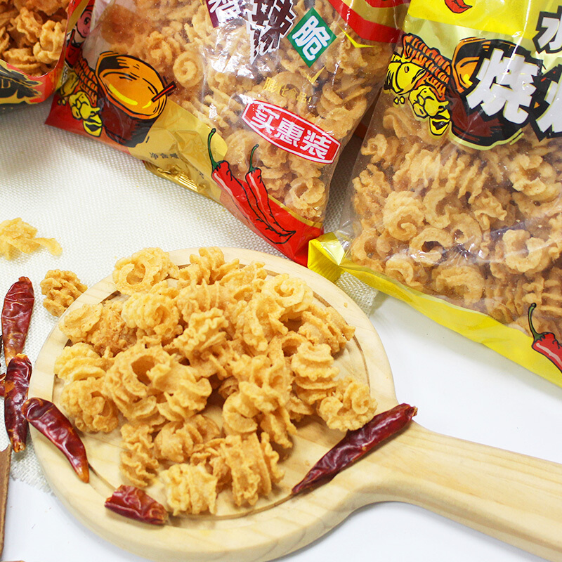 严选好物小俊男水煮鱼香辣脆怀旧童年80后休闲食品小吃小时候零食儿时