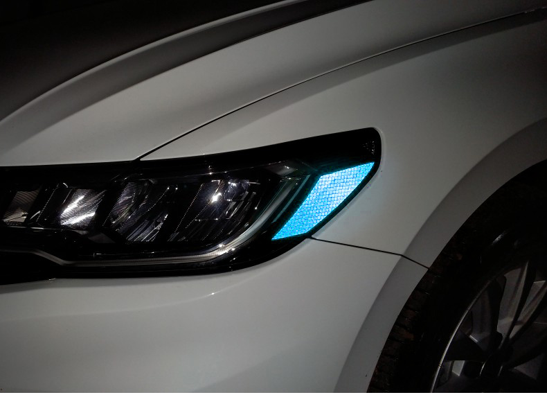 专用于1321大众宝来美规大灯反光贴汽车改装车贴个性防