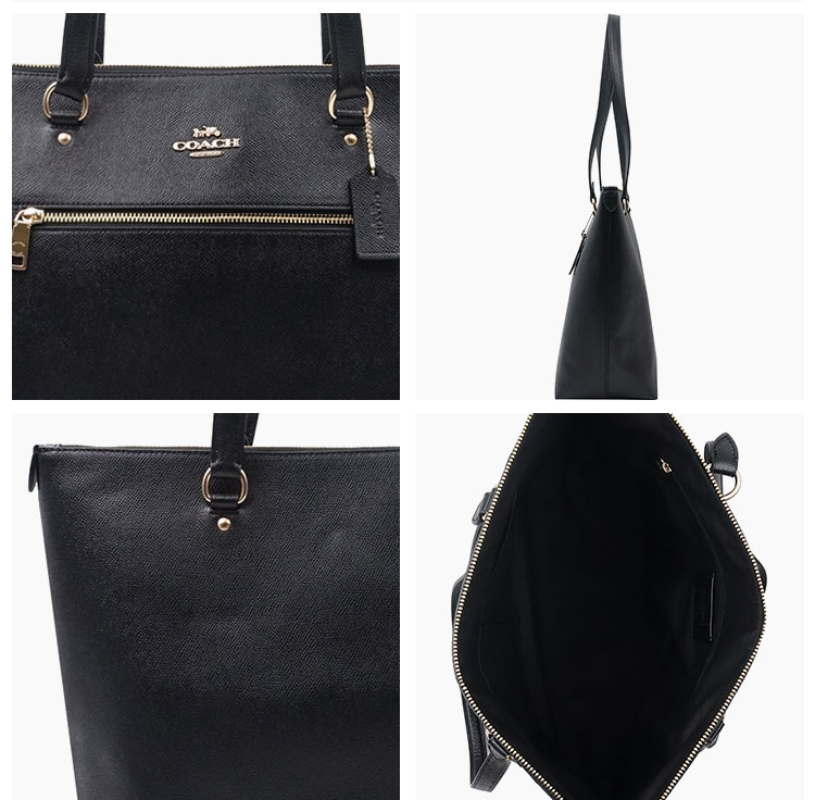 coach/蔻驰 新品女包简约时尚街头单肩手提托特包 79608 黑色f79608im