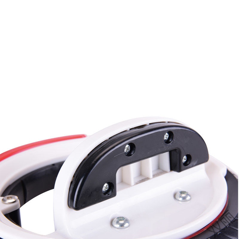 带轮子的鞋罗威x12风火轮分体式轨迹轮滑免充气pu轮分体漂移滑板黑色