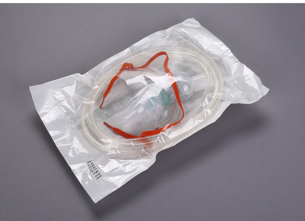 华越一次性雾化面罩一次性使用雾化吸入管带面罩小号儿童成人通用家用