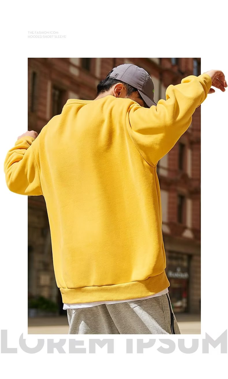 轨店贝兹卡洛套头卫衣男圆领春秋款时尚炫彩印花套头百搭款上衣637076