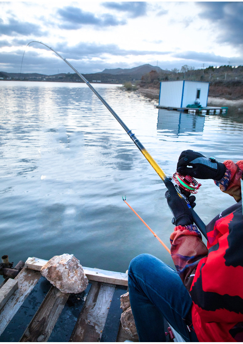 顶真轻奢品牌谷麦逗钓竿前打三定位鱼竿溪流竿手竿高碳轻硬三定位腰力