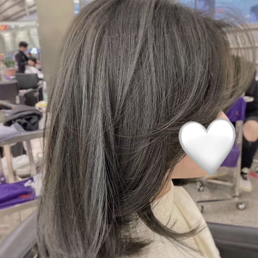 2021流行新发色亚麻灰粽显白染发剂自己在家染奶茶灰蜂蜜茶染发膏玫瑰