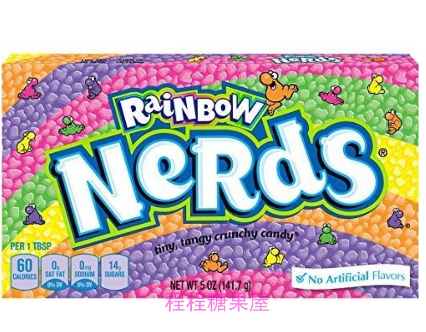 绳子糖蜡瓶糖饮料咀嚼音哔哩nerdsrope彩虹绳索糖彩色长绳子糖26g1根