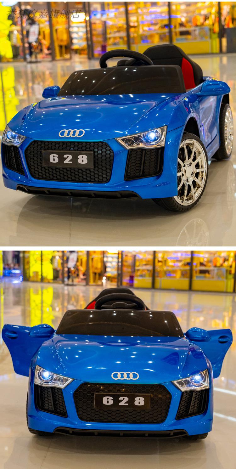 2022新款奥迪玩具车可坐人奥迪儿童电动车四轮带遥控宝宝汽车男女小孩