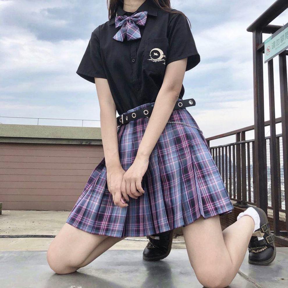 【京选品质】步雳理想电竞少女jk制服套装格裙百褶裙学生jk制服裙子