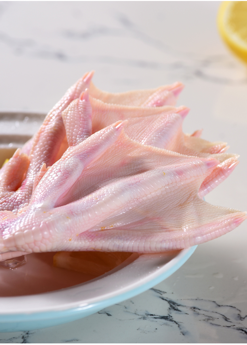 鸭掌 冷冻大号新鲜鸭掌生鲜鸭爪鸭脚冰鲜鸭掌酒店卤菜食材 4斤【图片