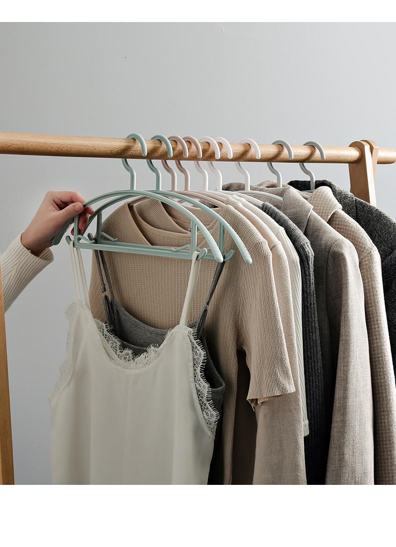 miffy家用衣架挂衣防滑塑料宽肩晒衣架室外衣服架衣挂卧室宿舍无痕衣