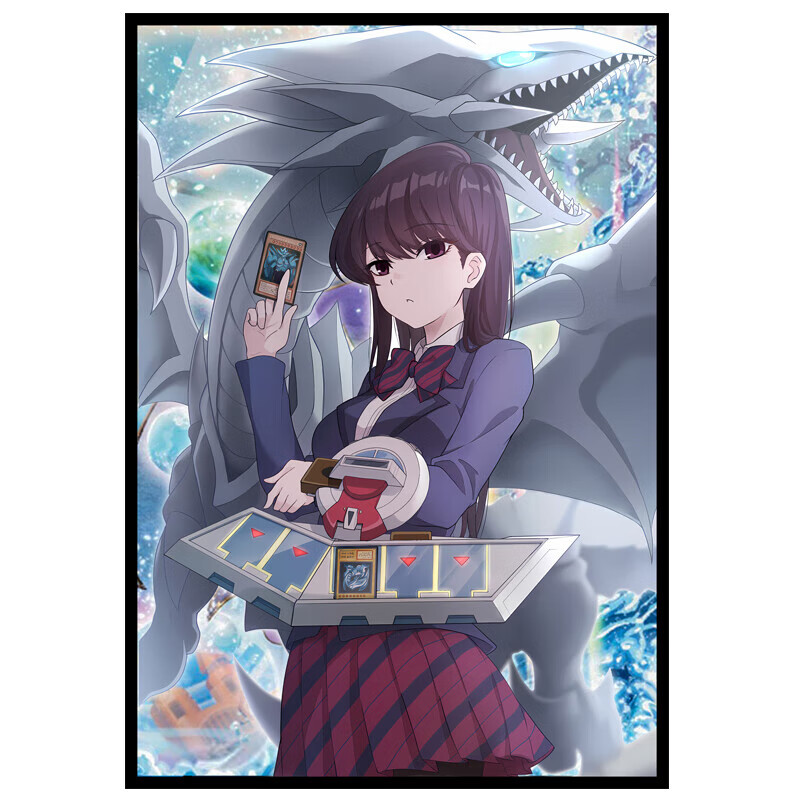 游戏王卡片卡套妹套圣殿的水遣灰流丽直播双子闪刀姬卡牌保护官套尺寸