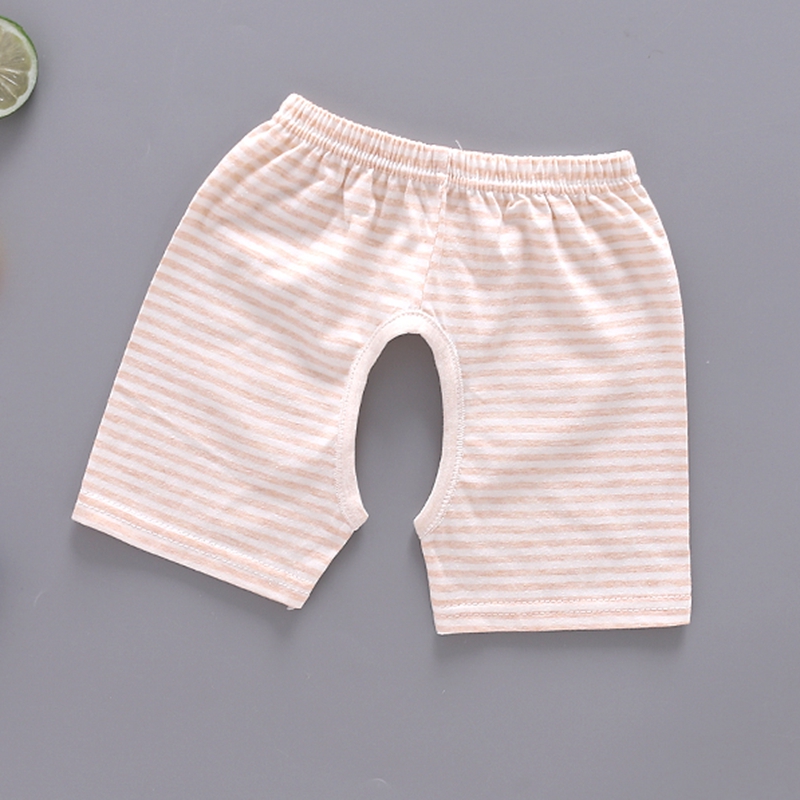 开裆裤女宝宝男童夏季薄款开裆裤短裤1岁女宝宝0夏装婴儿童2开档裤子3