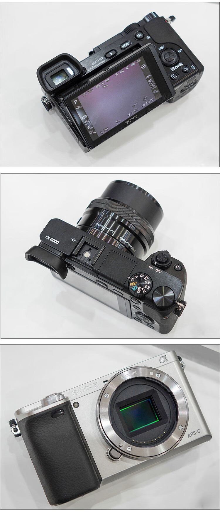 索尼ilcea6000套机高清数码相机学生入门级微单相机vla51001650镜头